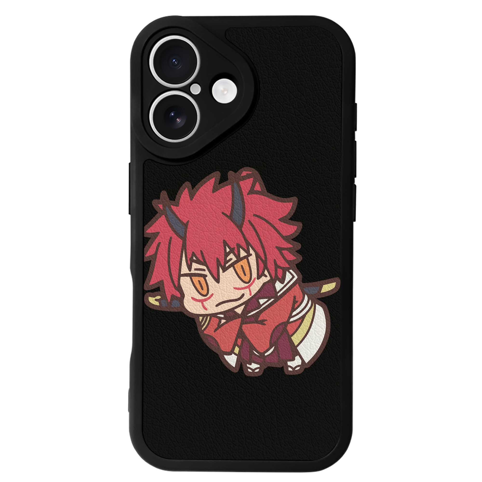 （画像用） 転スラ Regarding Reincarnated to Slime 【iPhone 16シリーズ対応】シリコンスマホケース（レザー調） 材質：シリコン